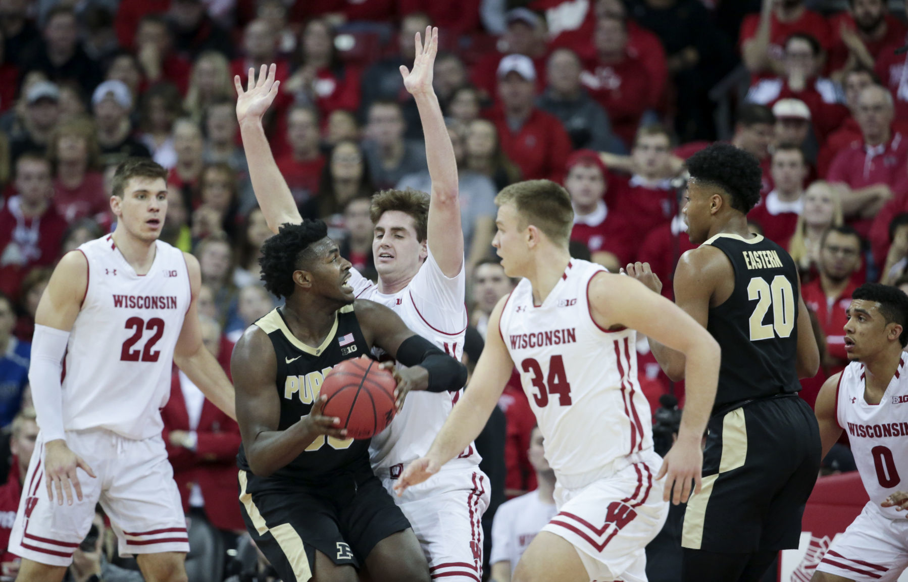 Boilermakers 84, Badgers 80 (OT)